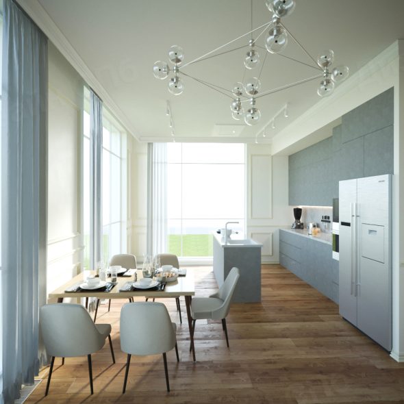 Дизайн интерьера кухни 