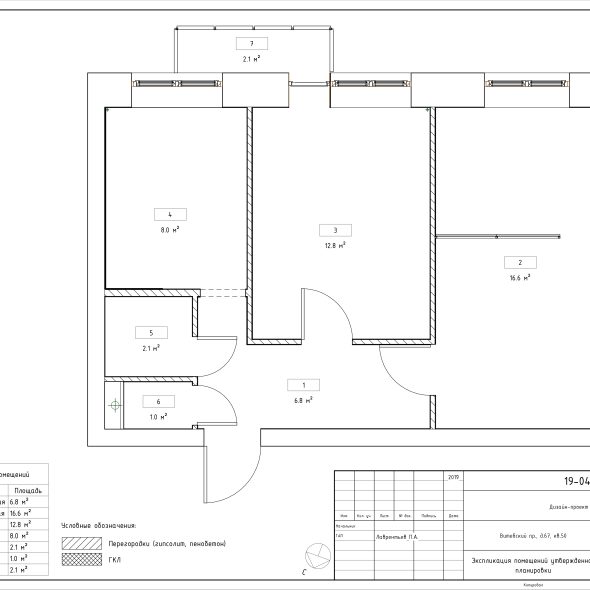 Дизайн квартиры двухкомнатной черчеж 