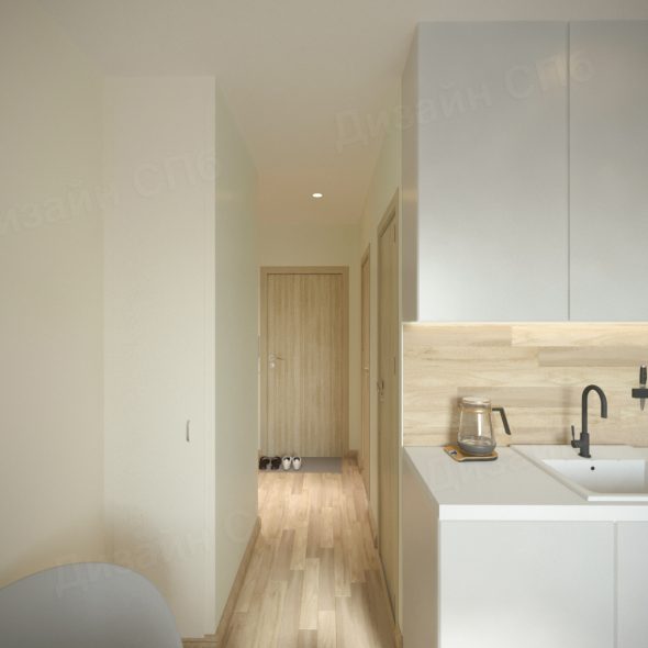 Двухкомнатная квартира дизайн интерьера реальный 