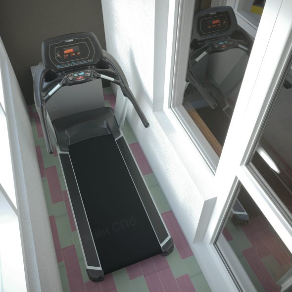 Дизайн проект лоджии малогабаритной квартиры 