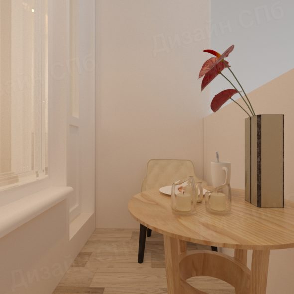 Дизайн интерьера 2-х комнатной квартиры