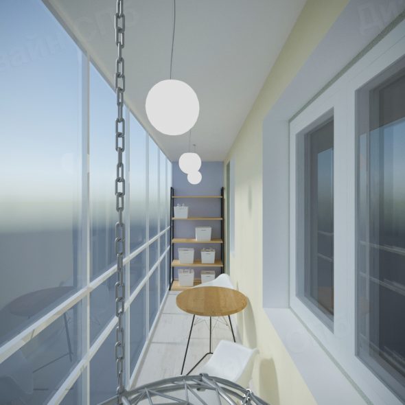 Светлая однокомнатная квартира дизайн