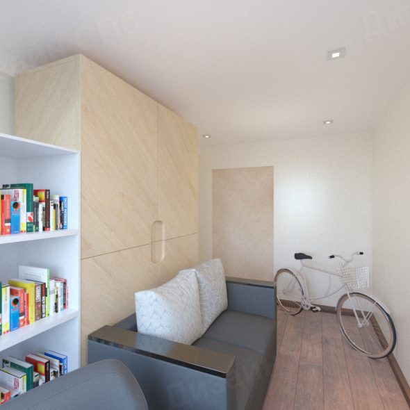 проект интерьера гостиной трехкомнатной квартиры