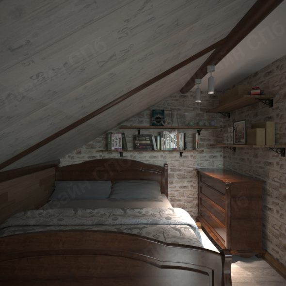 Дизайн проект частного дома в снт 12