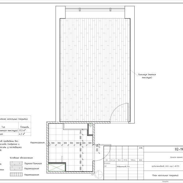 Чертеж однокомнатной квартиры дизайн 