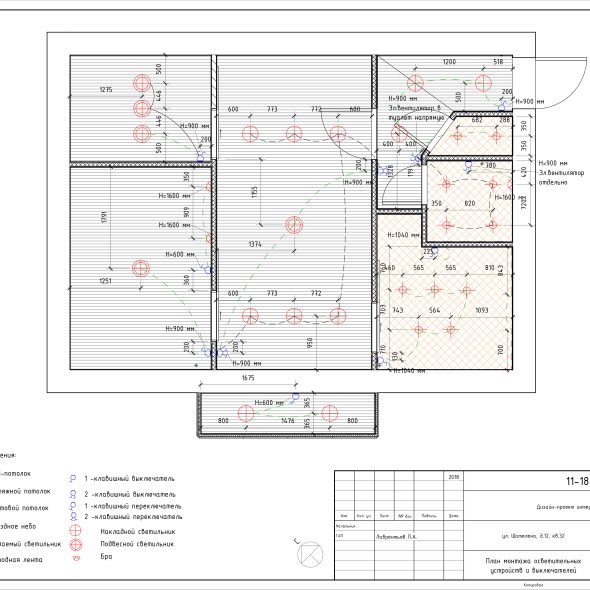 Трехкомнатная квартира интерьерный дизайн черчеж