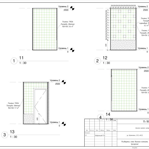 Трехкомнатная квартира интерьерный дизайн черчеж