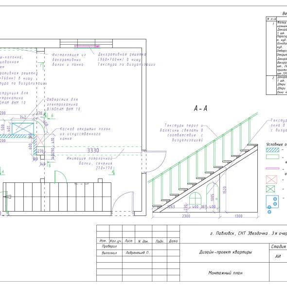 Черчеж дизайн проекта частного дома в снт 11
