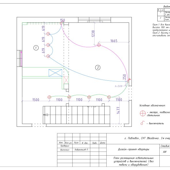 Черчеж дизайн проекта частного дома в снт 17