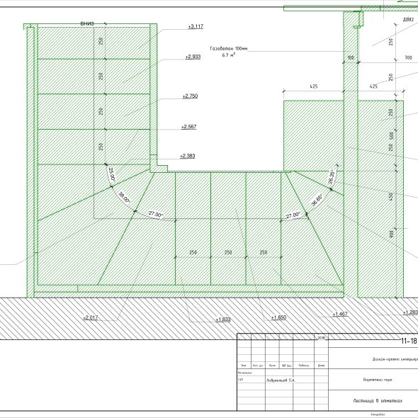 Черчеж проекта двухэтажного дома 28