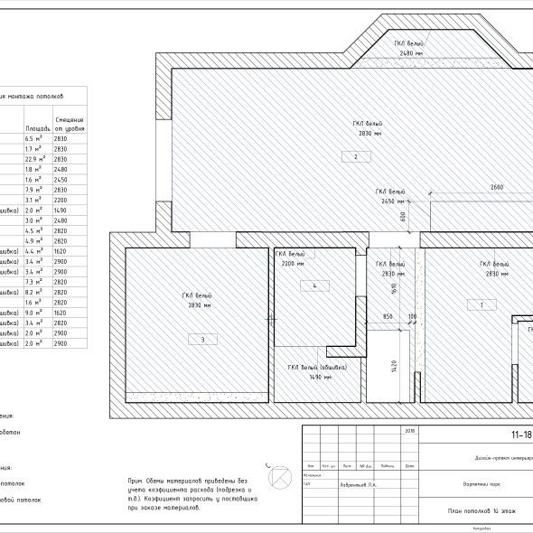 Черчеж проекта двухэтажного дома 29