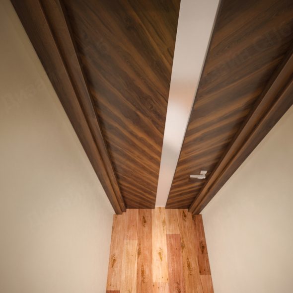 оформление двери и коридора современной двухкомнатной квартиры