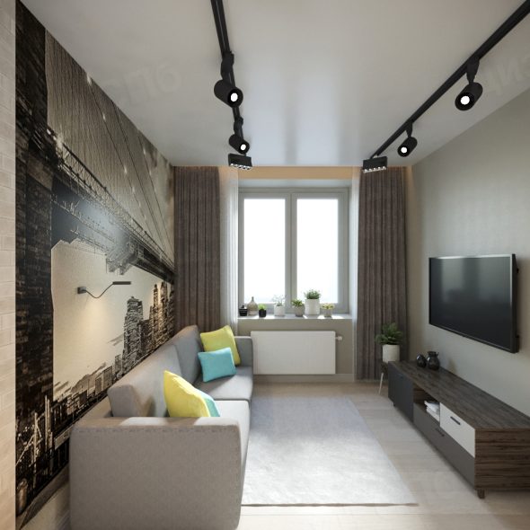 Дизайн проект квартиры в пгт