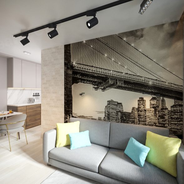 Дизайн проект квартиры в пгт