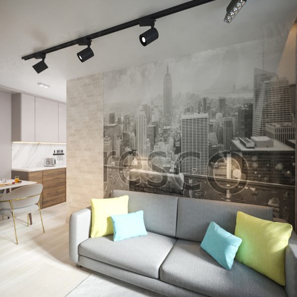 Дизайн проект квартиры в пгт