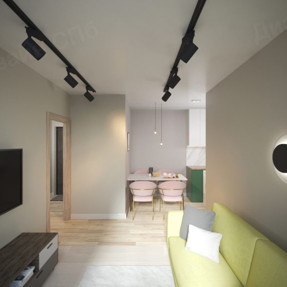 Дизайн проект квартиры в пгт