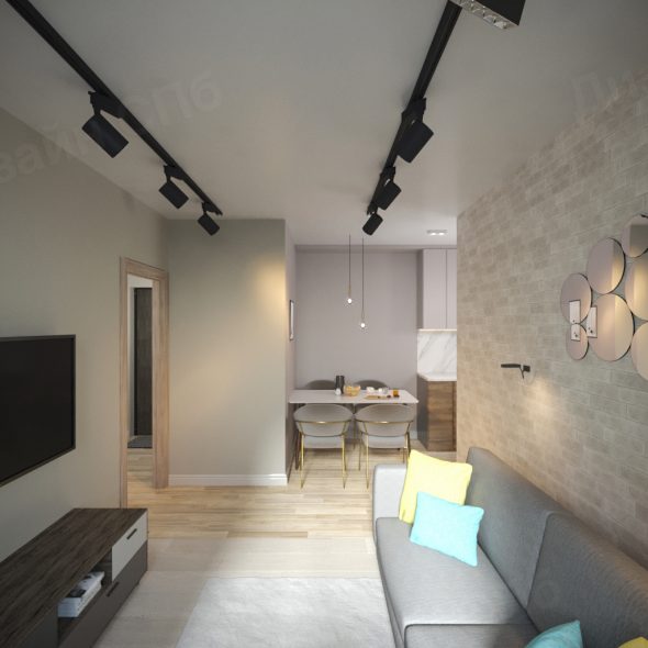 Дизайн проект квартиры в пгт