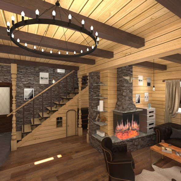 Дизайн проект частного дома в снт 6