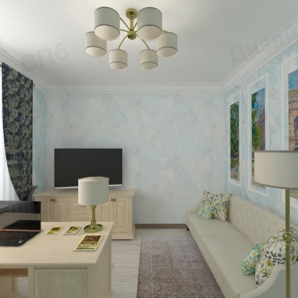 профессиональная организация пространства трехкомнатной квартиры