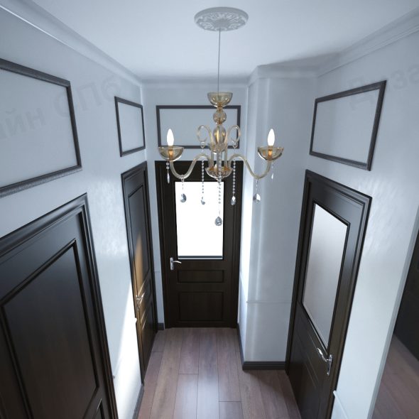 Дизайн интерьера коридора 