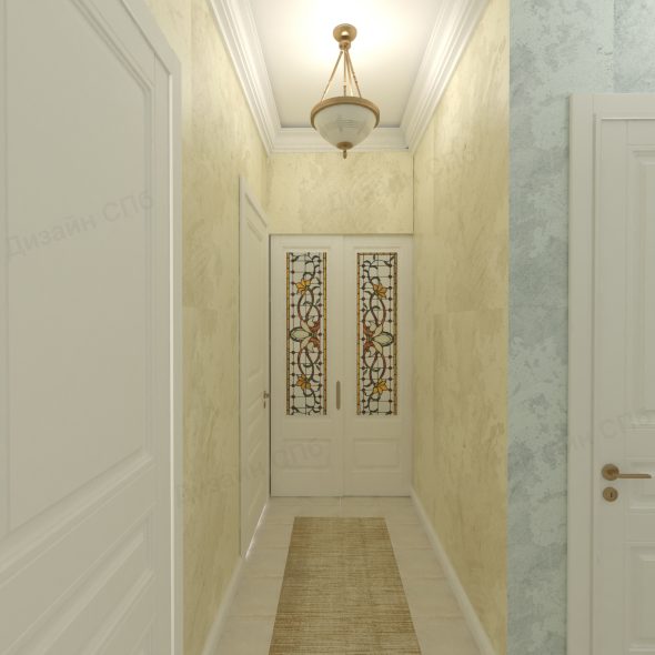 Дизайн интерьера коридора 