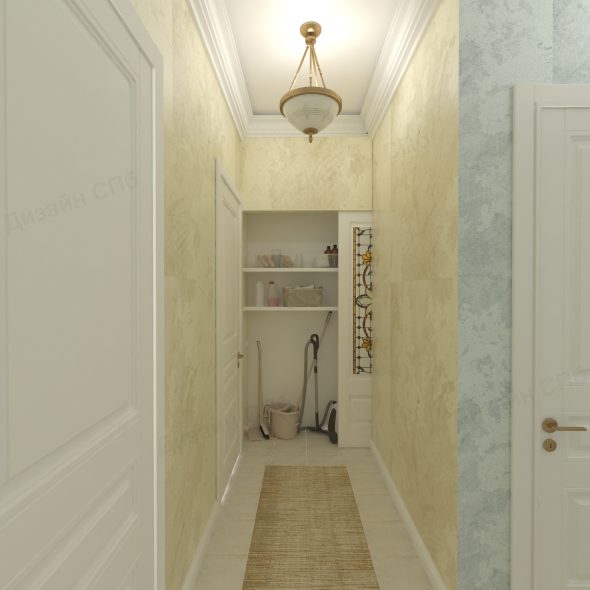 Дизайн интерьера коридора 