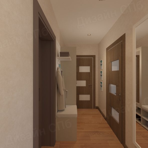 Дизайн интерьера коридора