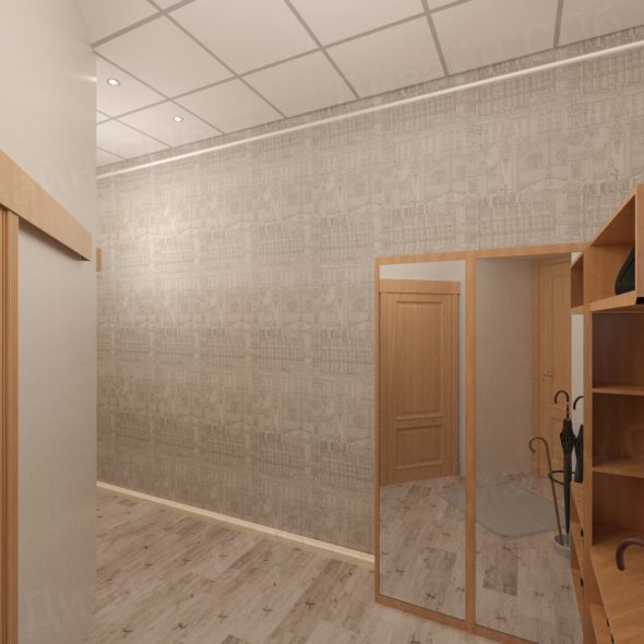 разработка оформления коридора неоклассицизма недорого