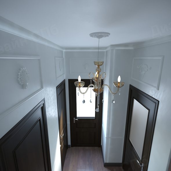 Дизайн интерьера коридора 