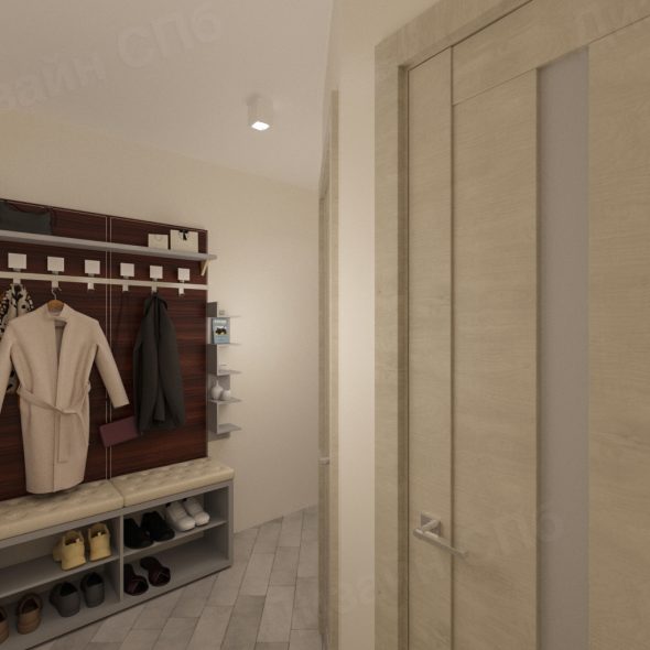 Дизайн интерьера коридора 