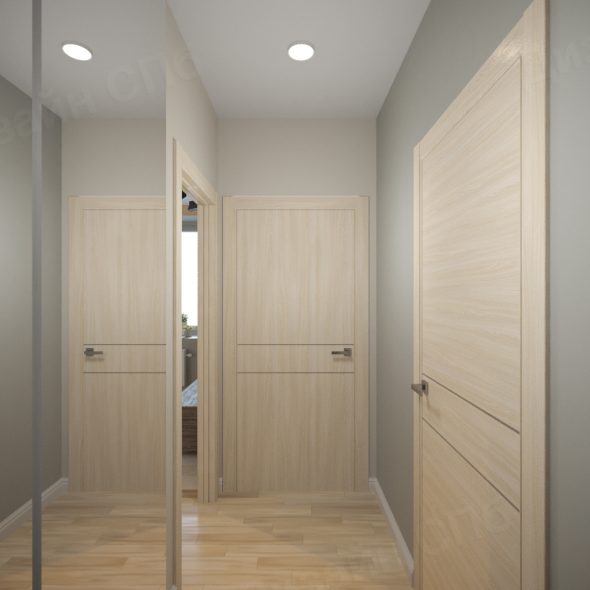 Дизайн интерьера коридора 