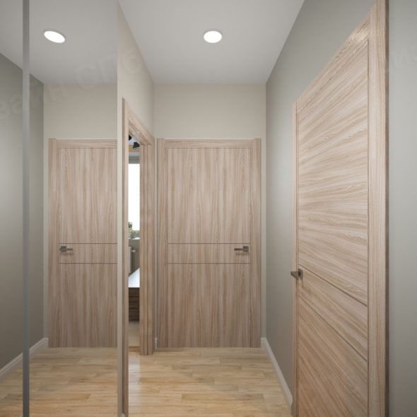 Дизайн интерьера коридора 