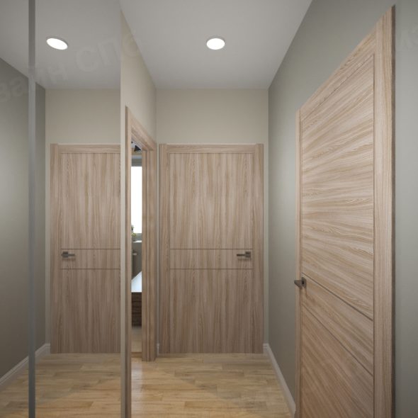 Дизайн интерьера коридора 