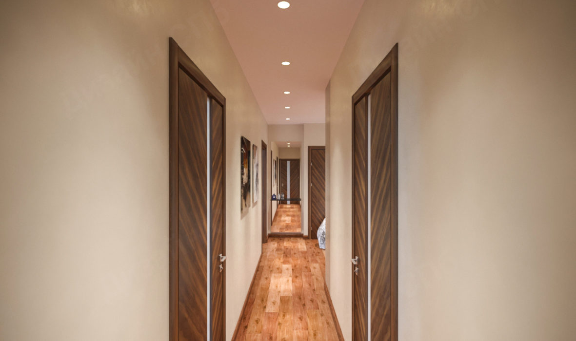 Дизайн интерьера коридора в жилом доме
