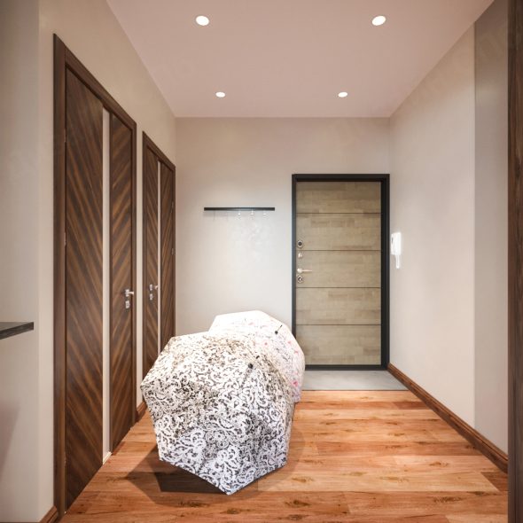 Дизайн интерьера коридора в жилом доме