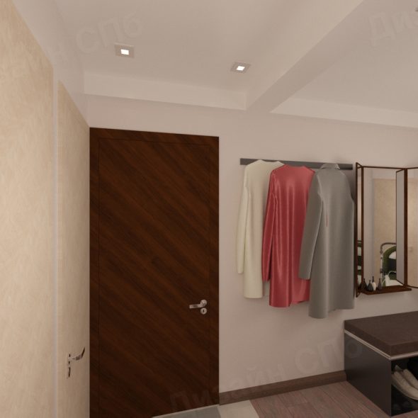 Дизайн интерьера коридора 