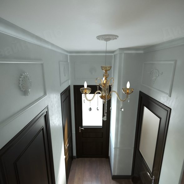 Дизайн интерьера коридора 