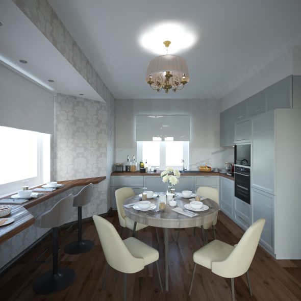 Дизайн интерьера кухни 