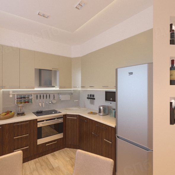 Дизайн интерьера кухни 