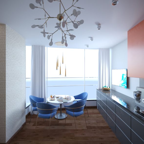 Дизайн интерьера кухни 