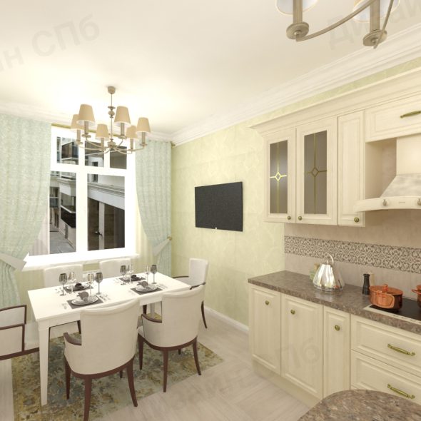 Дизайн интерьера кухни 