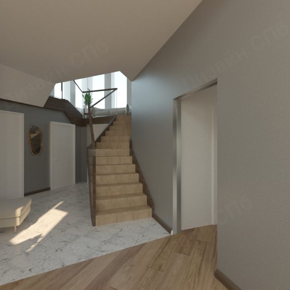 Красивый дизайн проект частного дома 13