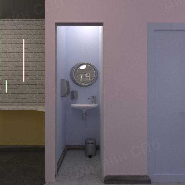 Дизайн проект интерьера кафе