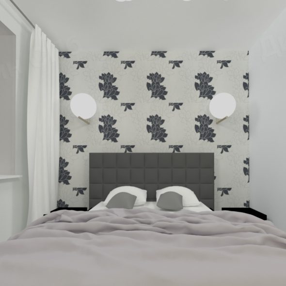 Дизайн проект светлой трехкомнатной квартиры