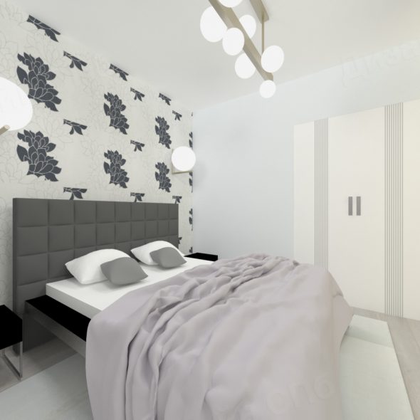 Дизайн проект светлой трехкомнатной квартиры