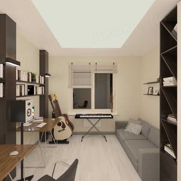 Дизайн интерьера однушки