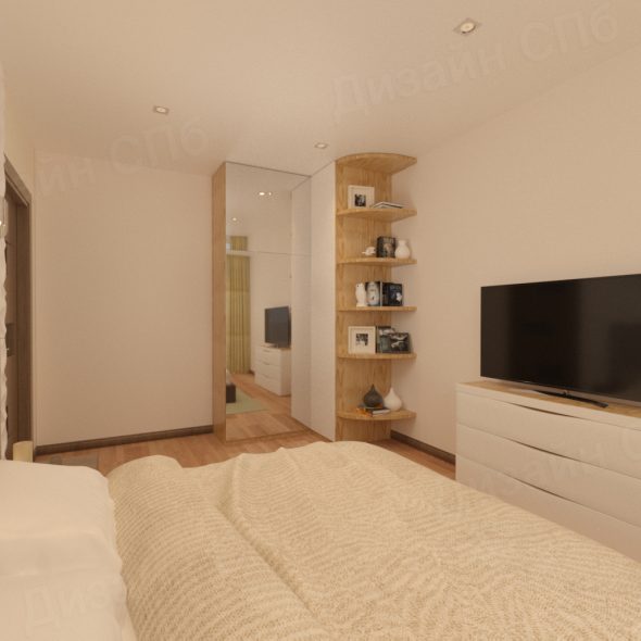 Дизайн интерьера 2-х комнатной квартиры