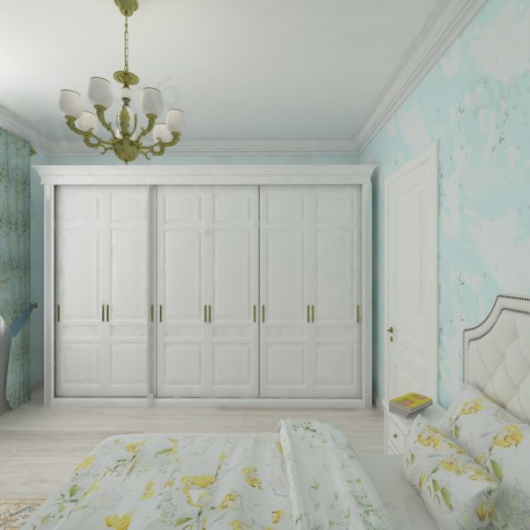 Дизайнерский проект трехкомнатной квартиры