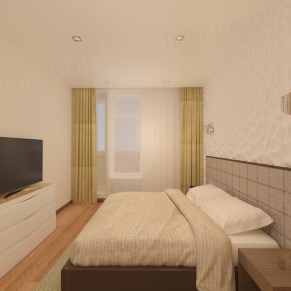 Дизайн интерьера 2-х комнатной квартиры