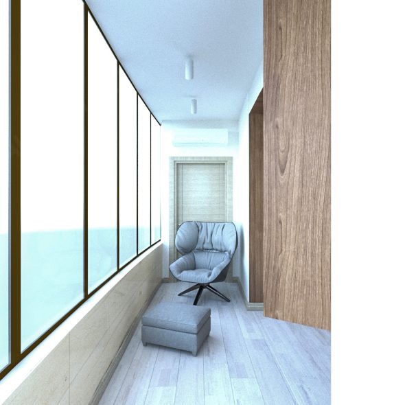 Дизайн проект современной четырехкомнатной квартиры 24